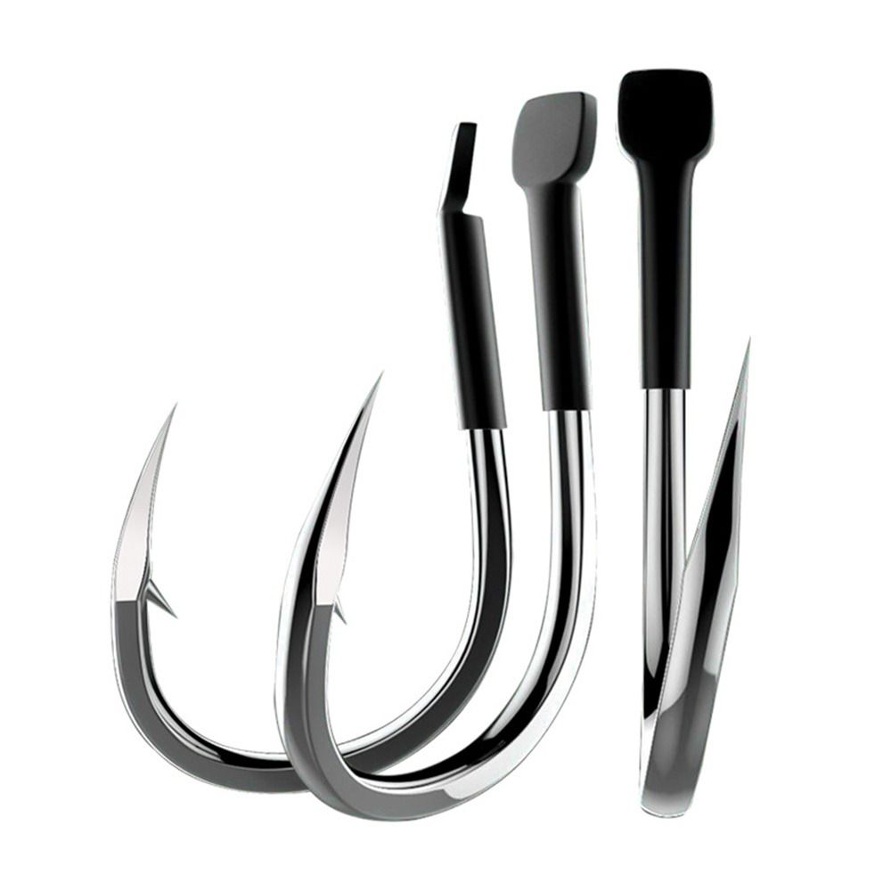Fishing Hook Weedless - 1Box High Carbon Steel High-carbon Steel
