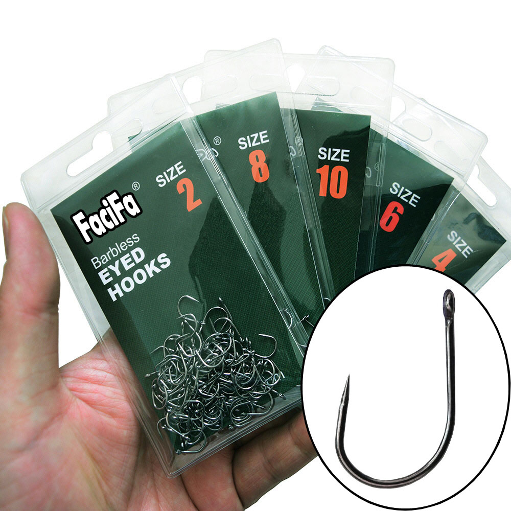 Fishing Hook Barbless - Hameçons de pêche à la carpe,