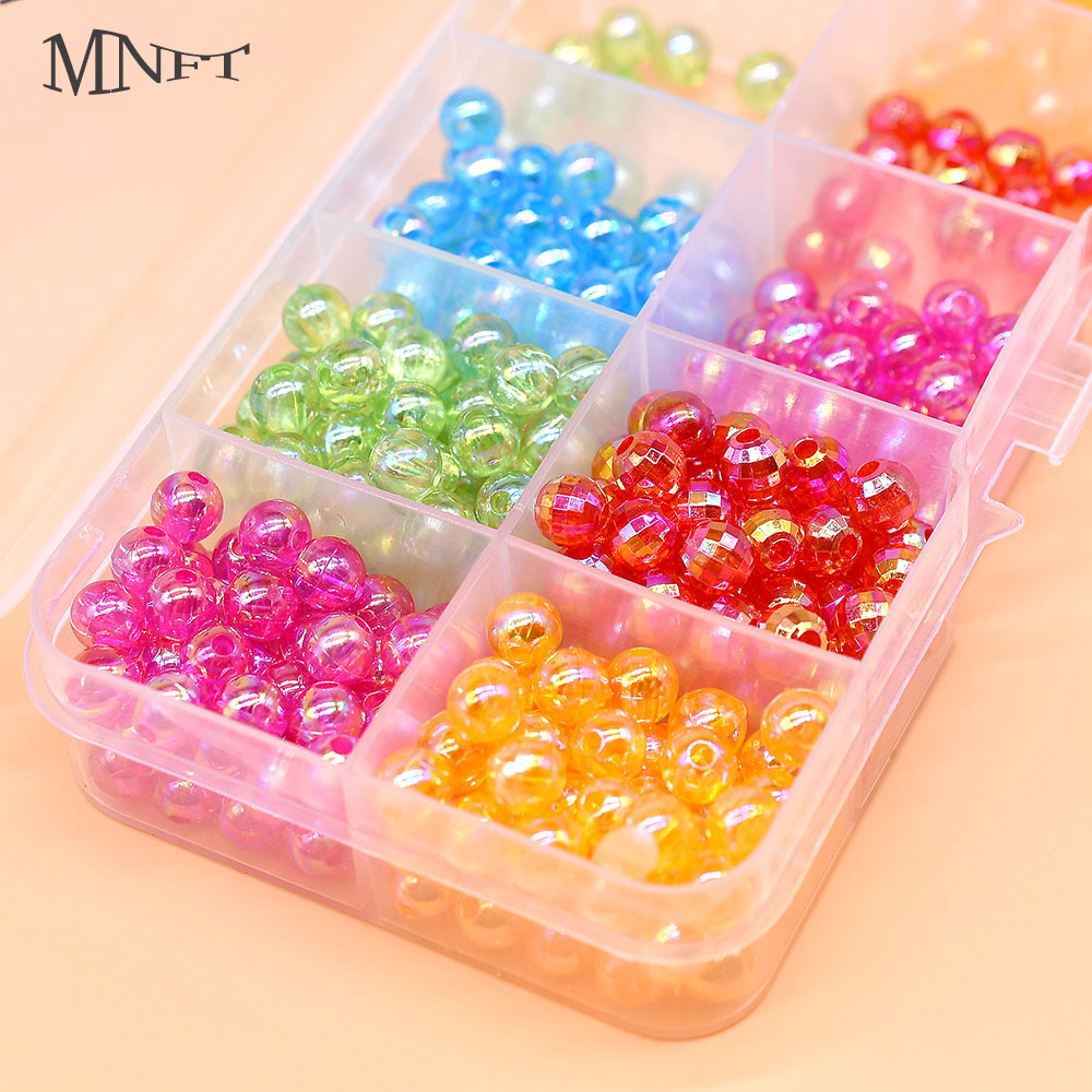 Fishing Hook Size - MNFT Mix 5 Colors Round Beads