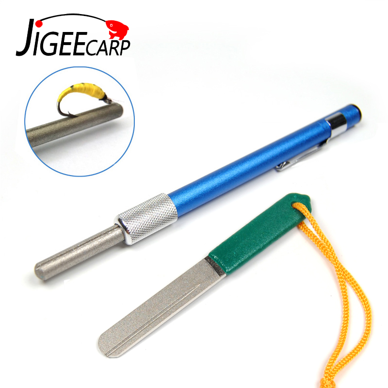 Fishing Hook Sharpener - JIGEECARP 1PC Diamond Carp Fishing Hook