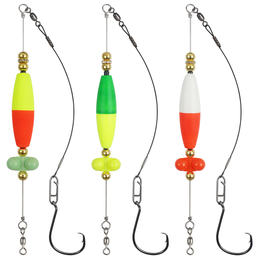 Fishing Hook Circle - 2pcs Catfish hooks with Peg Float