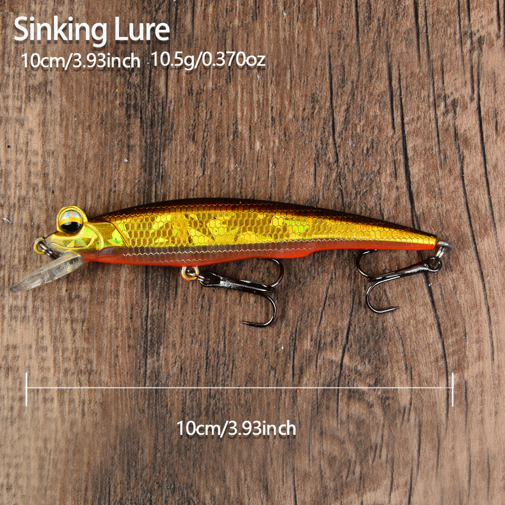 6pcs Minnow Fishing Lure Sinki - Fishing Hook Treble review and price