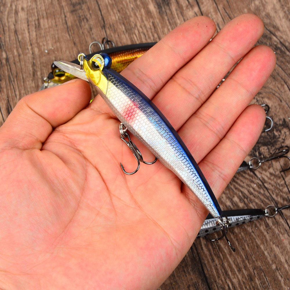6pcs Minnow Fishing Lure Sinki - Fishing Hook Treble review and price