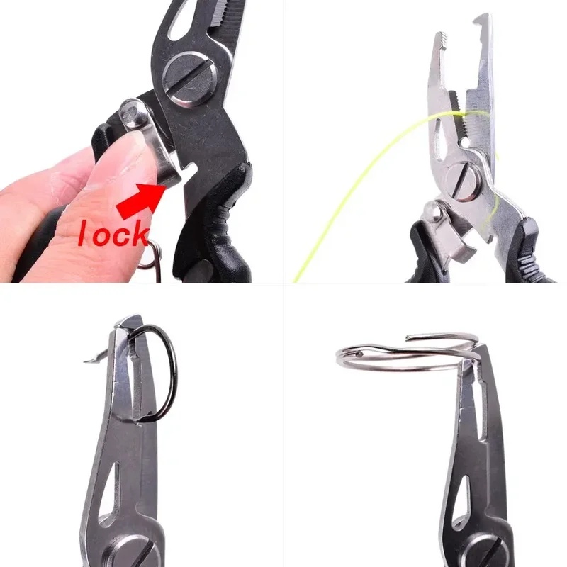 Fishing Plier Scissor Braid Li - Fishing Hook Stainless Steel review and price