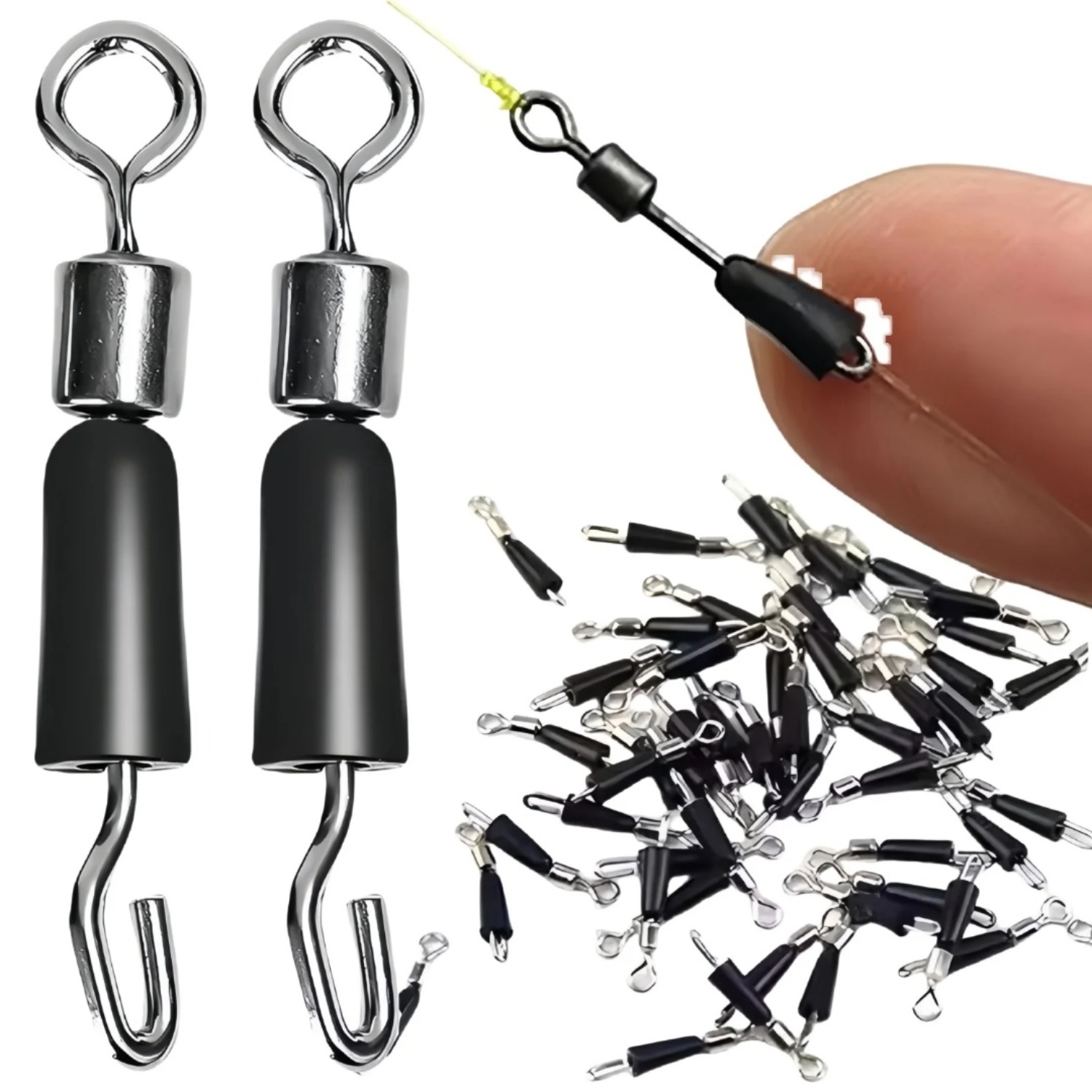 50pcs Carp Fishing Quick Chang - Fishing Hook Stainless Steel review and price