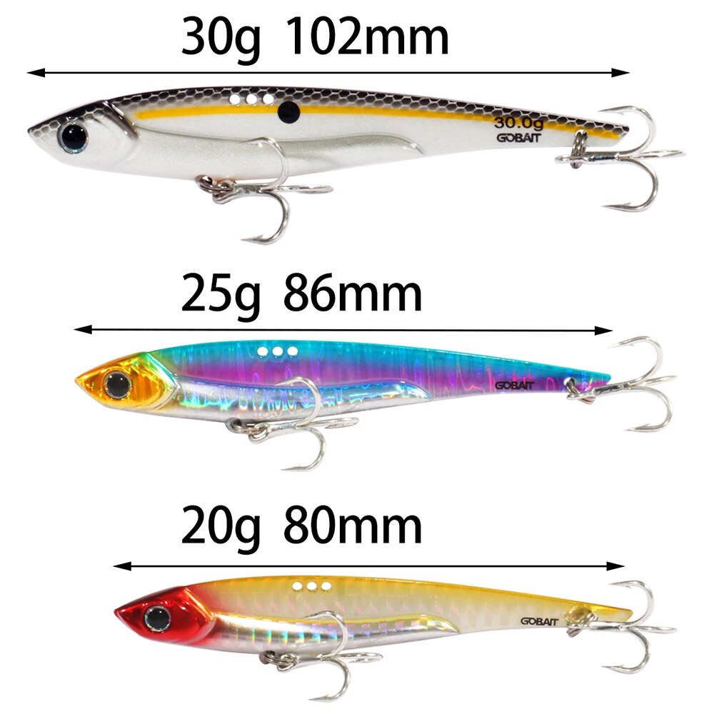 GOBAIT VIB Fishing Lure 20g 25 - Fishing Hook Treble review and price