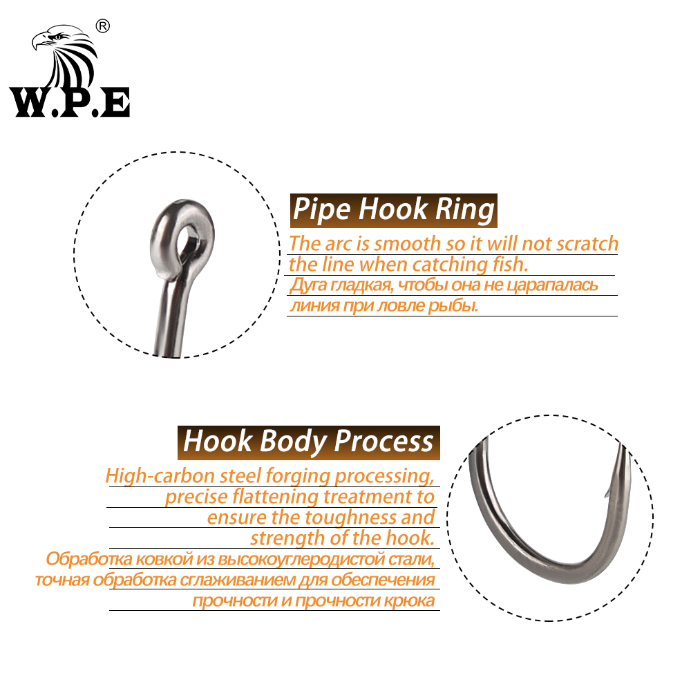 W.P.E BKK 30pcs/lot Fishing Ho - Fishing Hook Circle review and price