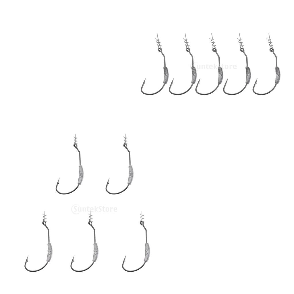 Weighted Twistlock Hook High C - Fishing Hook Weedless review and price