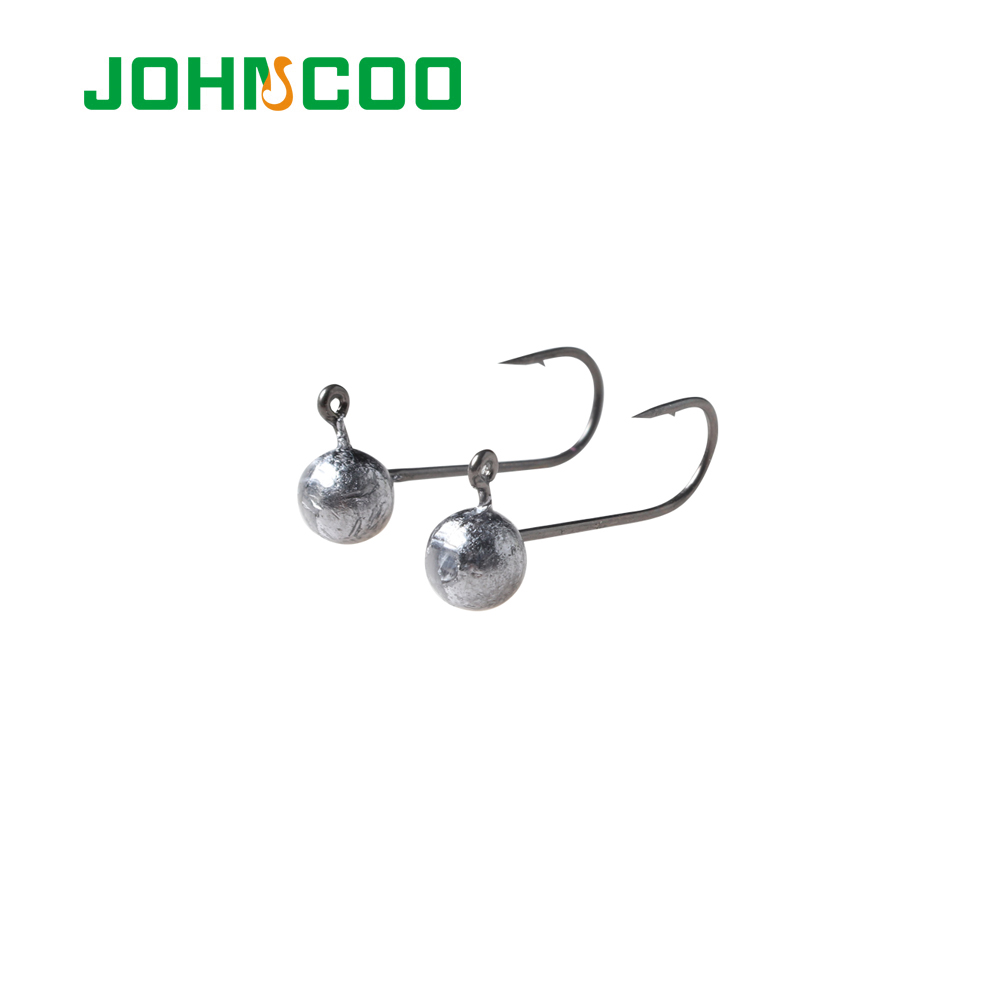 JOHNCOO 10pcs Jig Head Hook Ro - Fishing Hook Barbless review and price