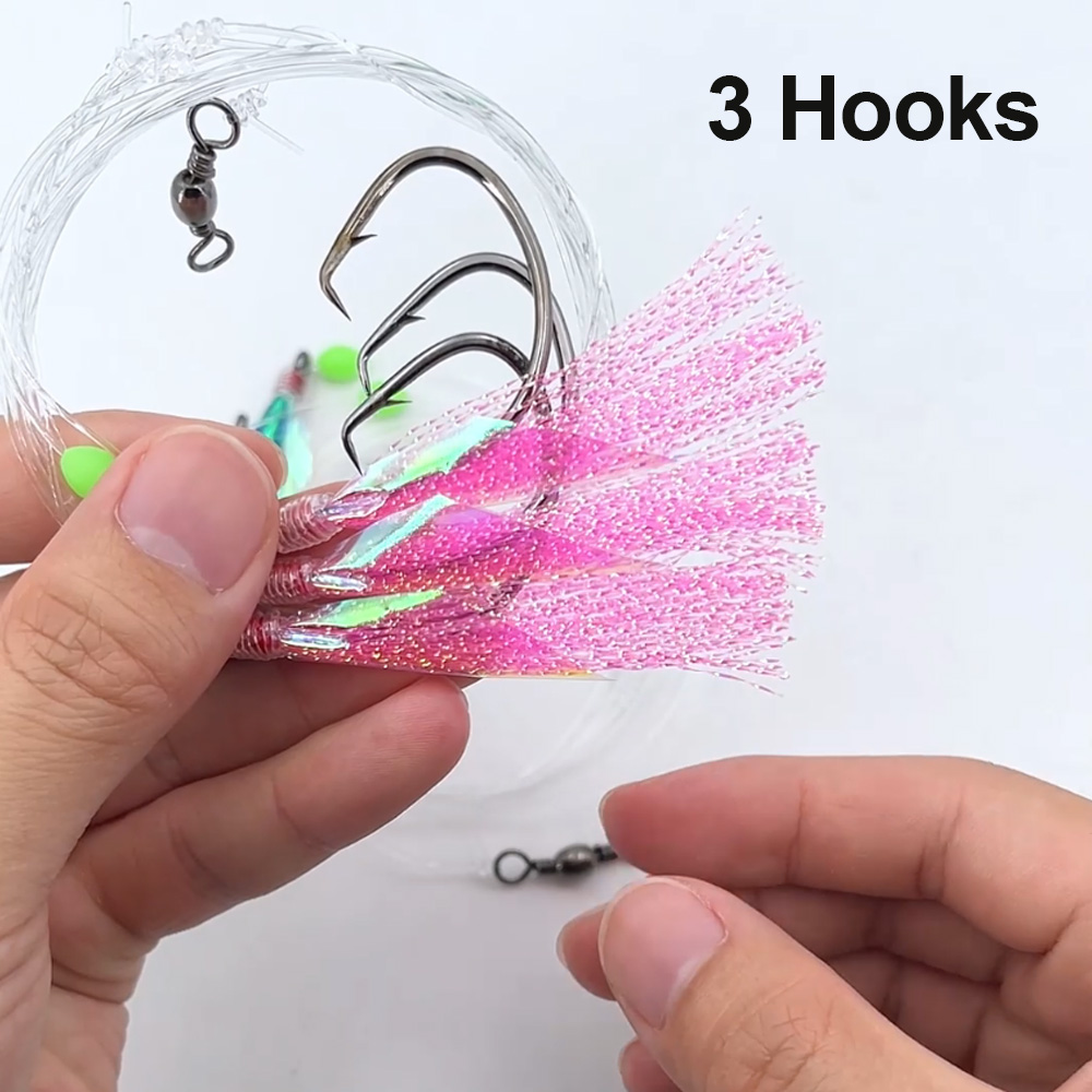 Bimoo 10packs Seawater Fishing - Fishing Hook Size review and price