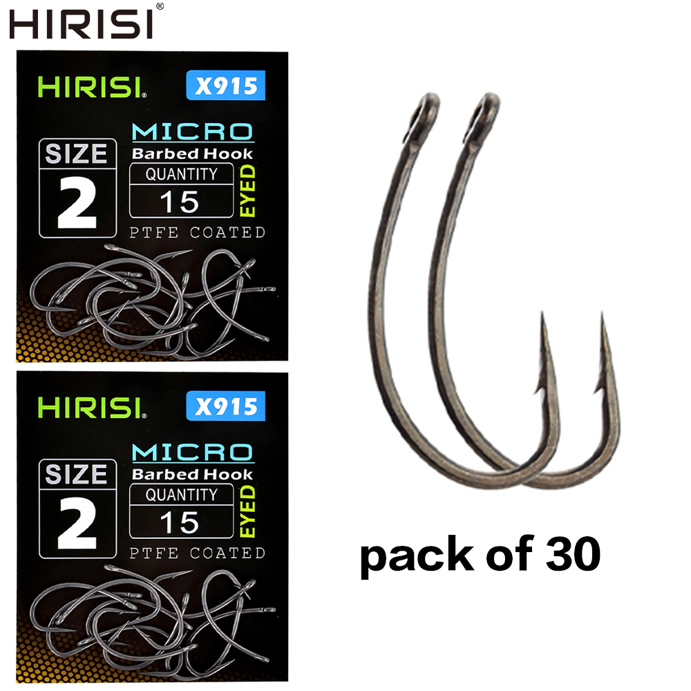 Hirisi 30x Carp Fishing Hooks  - Fishing Hook Barbless review and price
