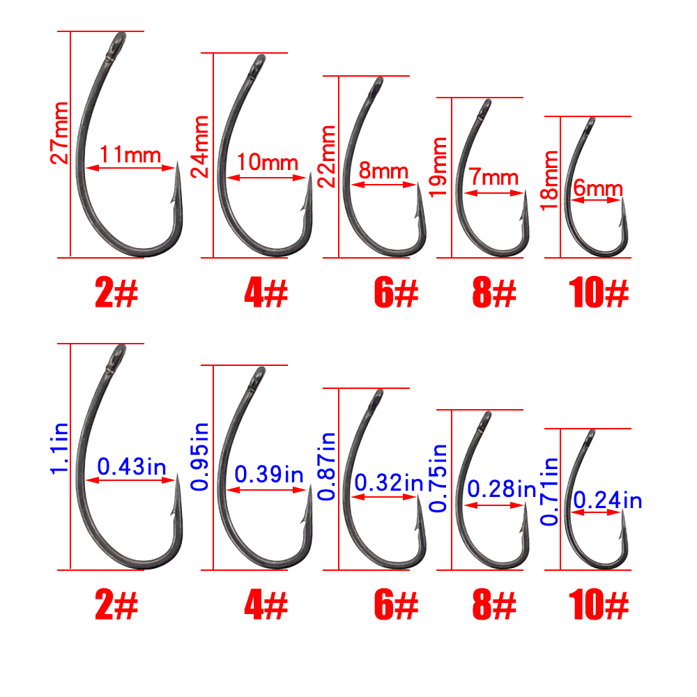 Hirisi 30x Carp Fishing Hooks  - Fishing Hook Barbless review and price