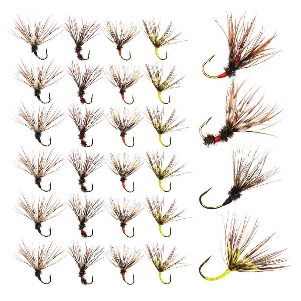 Bimoo 24PCS/Box Tenkara Flies  - Fishing Hook Size review and price