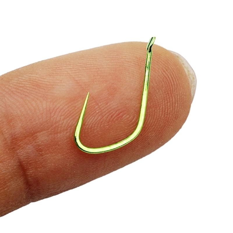 50Pcs Long Handle Small Fishes - Fishing Hook Barbless review and price