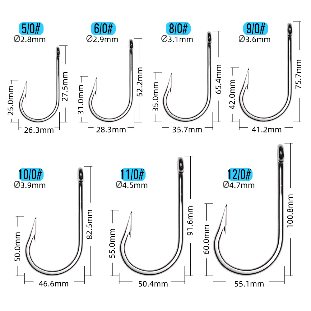 ICERIO Saltwater Anti Corrosio - Fishing Hook Barbless review and price