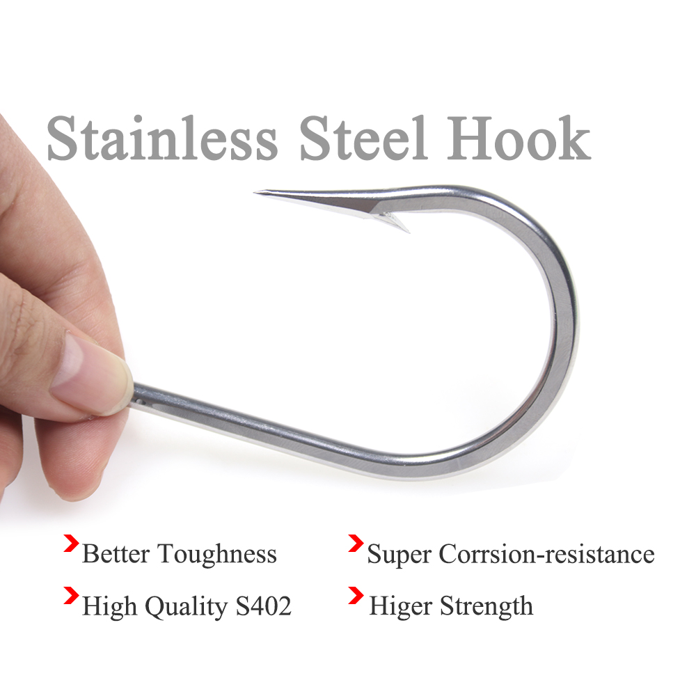 ICERIO Saltwater Anti Corrosio - Fishing Hook Barbless review and price