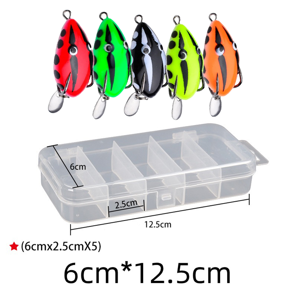 5pcs/Box Topwater Fishing Lure - Fishing Hook Weedless review and price