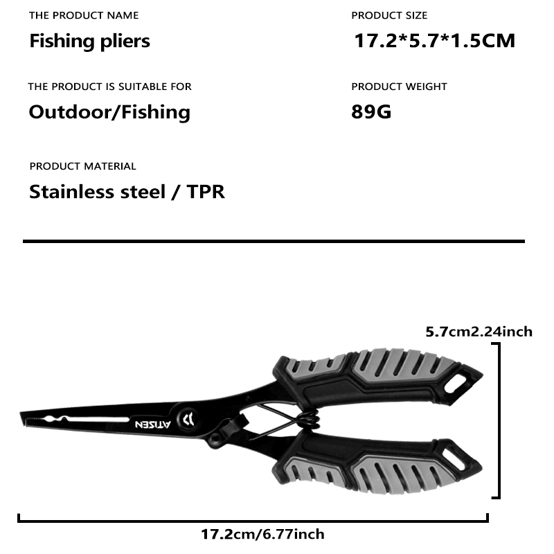 Fishing Tongs Hook Remover Sta - Fishing Hook Stainless Steel review and price