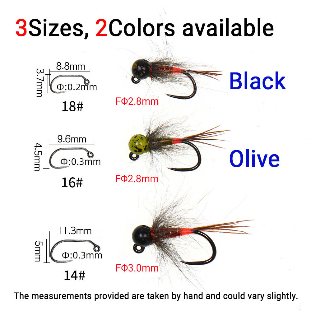 6PCS Jig Tungsten Bead Head Ny - Fishing Hook Jig review and price