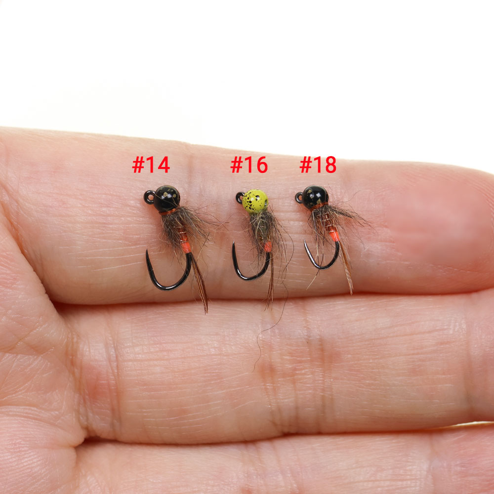 6PCS Jig Tungsten Bead Head Ny - Fishing Hook Jig review and price