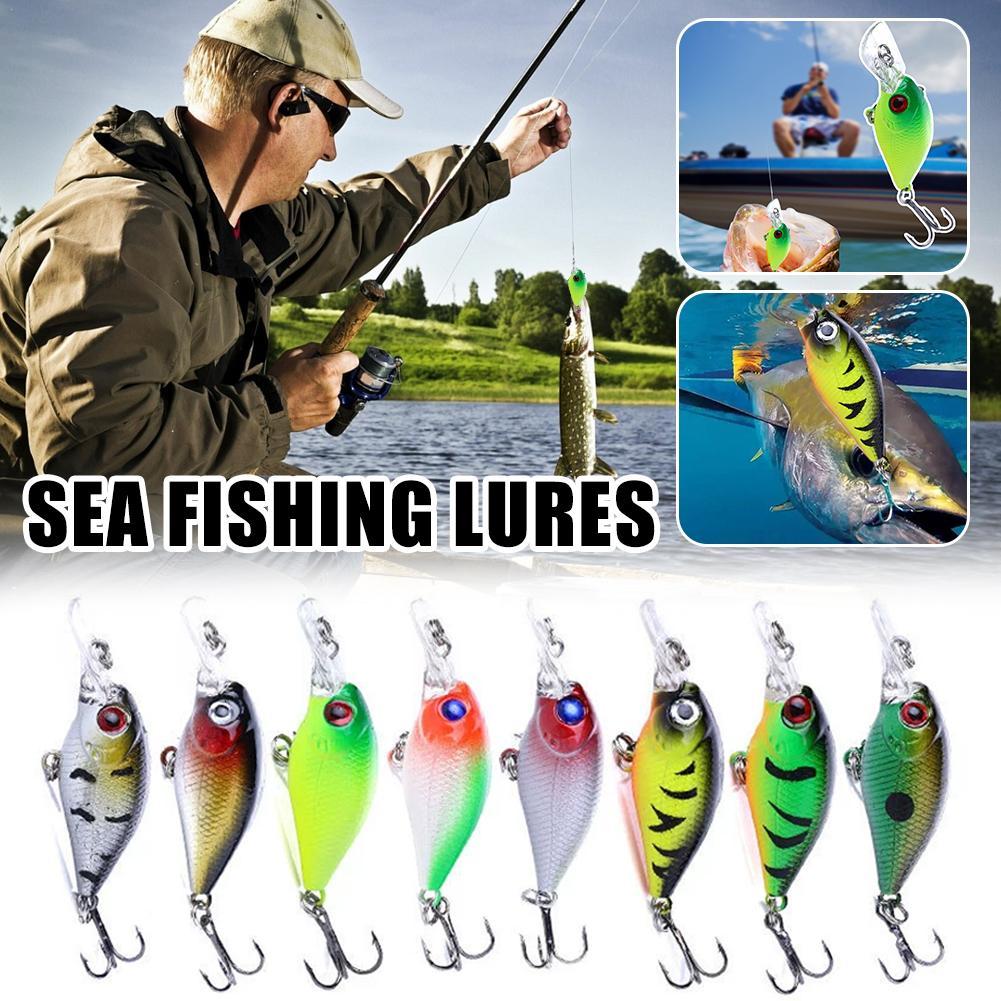 5cm Micro Crankbait Wobbles Je - Fishing Hook Treble review and price