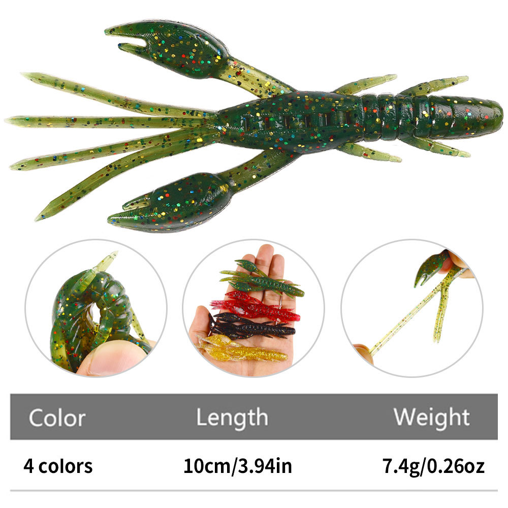 Floating Soft Worm Frog Lure H - Fishing Hook Weedless review and price