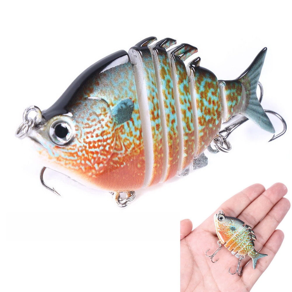 63mm 9.3g Lifelike Tilapia Swi - Fishing Hook Treble review and price