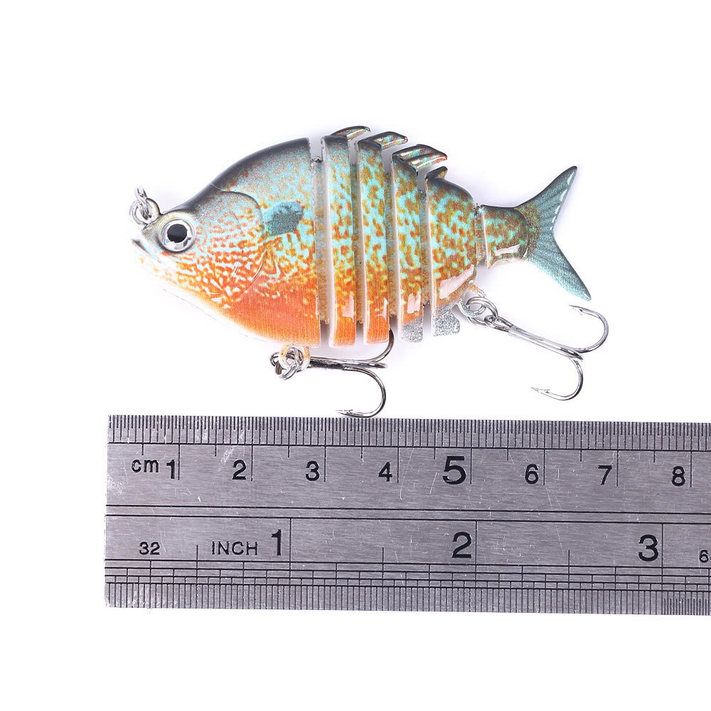 63mm 9.3g Lifelike Tilapia Swi - Fishing Hook Treble review and price