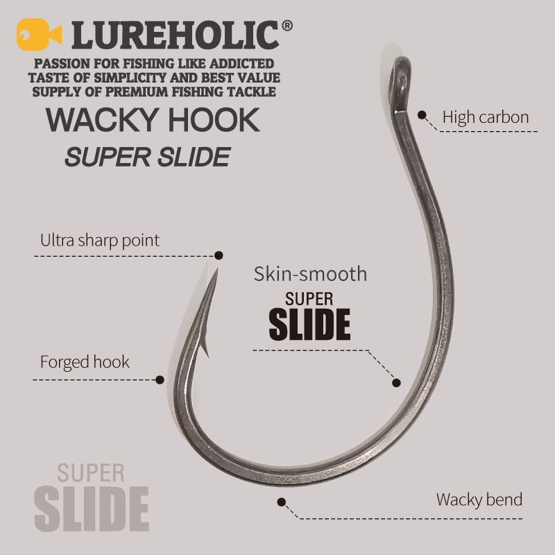 LUREHOLIC PTFE Super Slide Wac - Fishing Hook Offset review and price