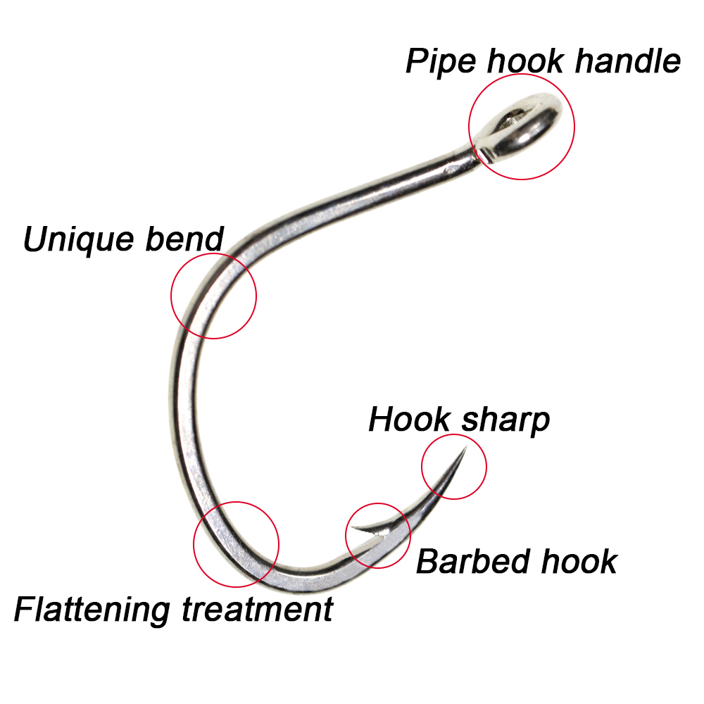 ICERIO 10PCS Matte Tin Coating - Fishing Hook Barbless review and price