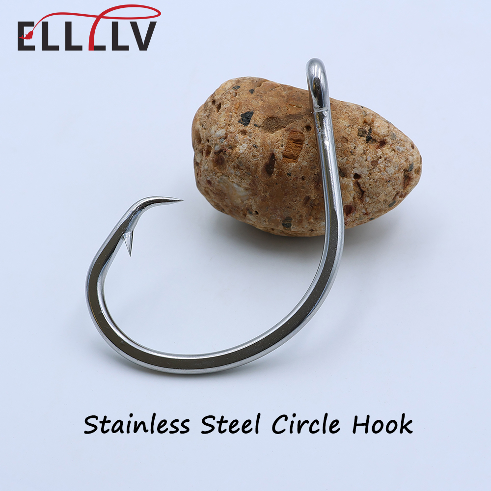 Ellllv 10/0 - 16/0 Stainless S - Fishing Hook Circle review and price