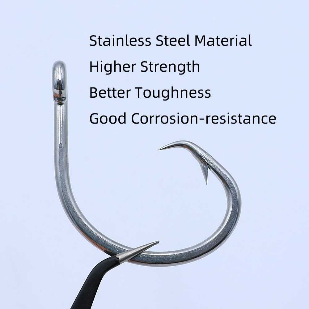 Ellllv 10/0 - 16/0 Stainless S - Fishing Hook Circle review and price