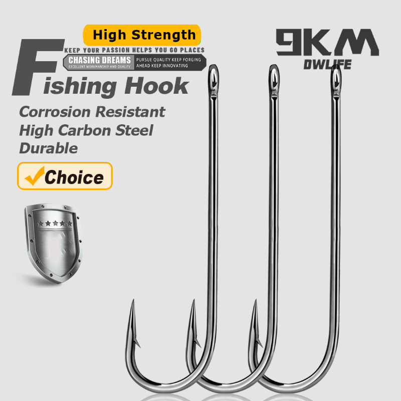 Fishing Hooks Long Shank Hooks - Fishing Hook Barbless review and price