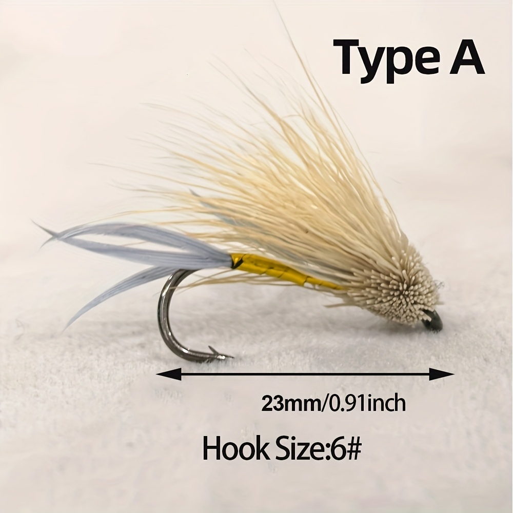 5/6Pcs Popper Hopper Fly Fishi - Fishing Hook Size review and price