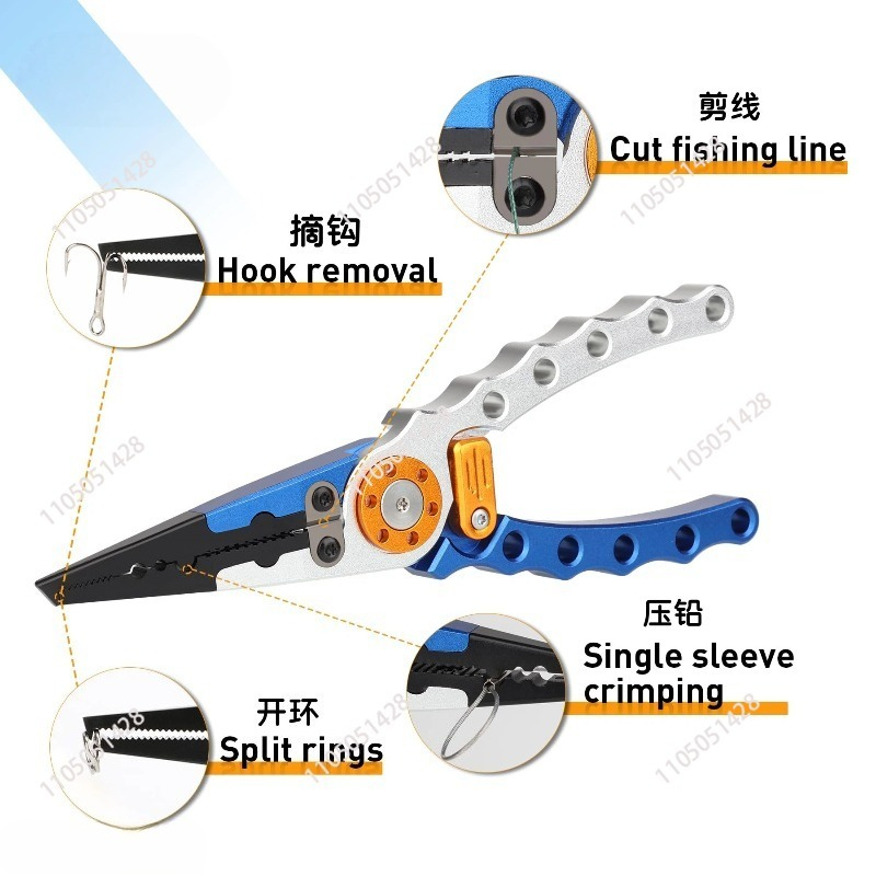 Aluminum Fishing Tackle Pliers - Fishing Hook Remover review and price