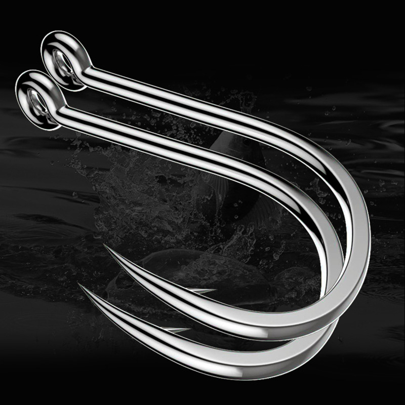50Pcs Fishing Hooks Barbed Car - Fishing Hook Circle review and price