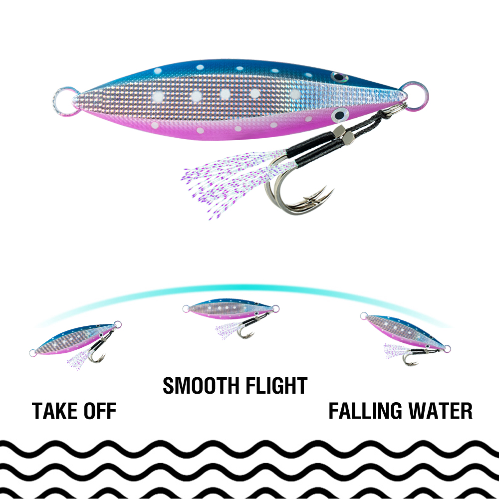 Luminous Metal Jig Casting Lur - Fishing Hook Jig review and price