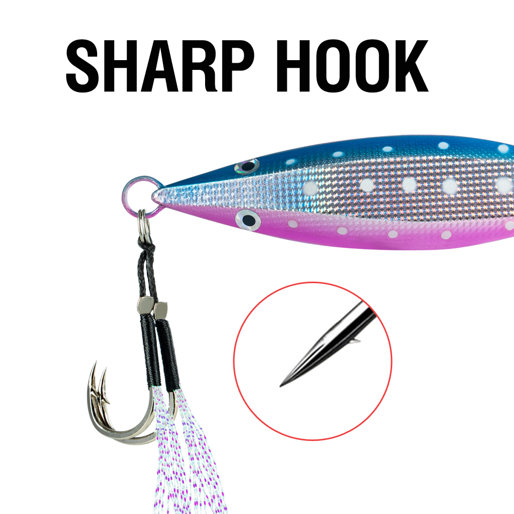 Luminous Metal Jig Casting Lur - Fishing Hook Jig review and price