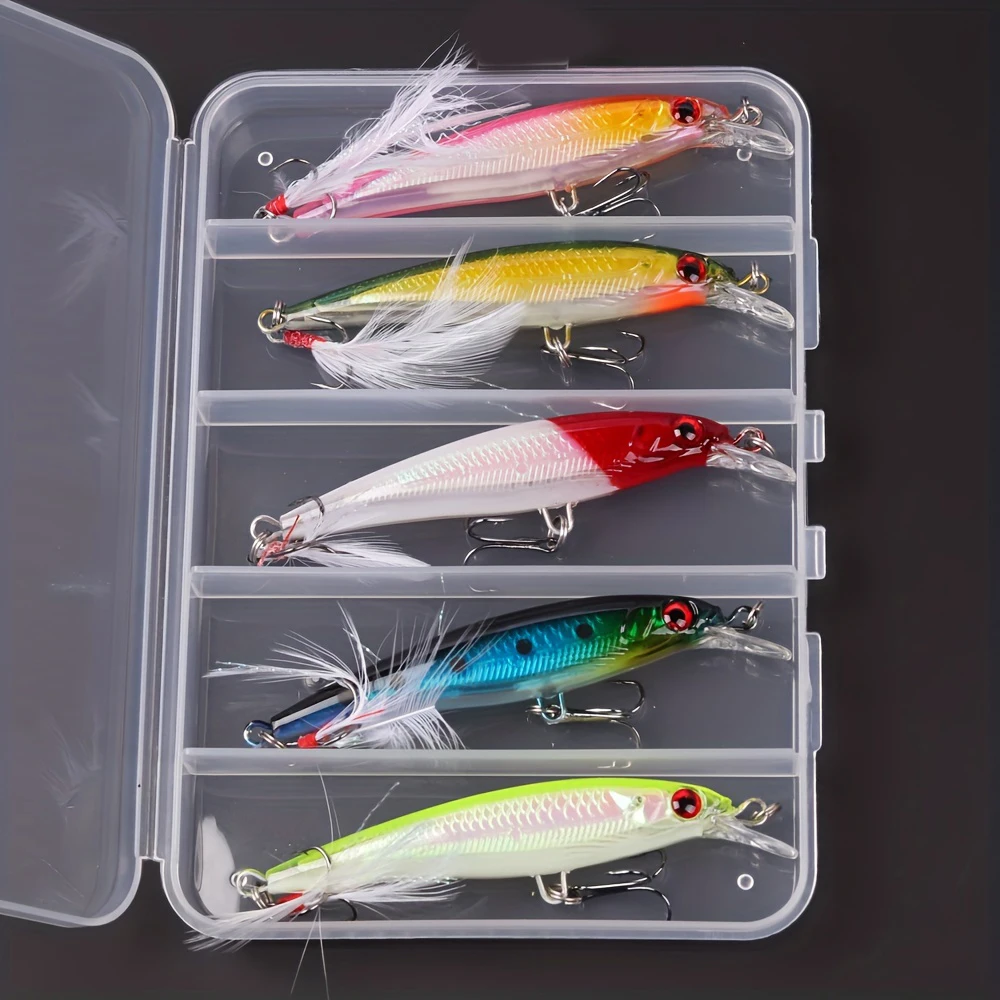 5pcs/box Laser 3D Eyes Bionic  - Fishing Hook Box review and price