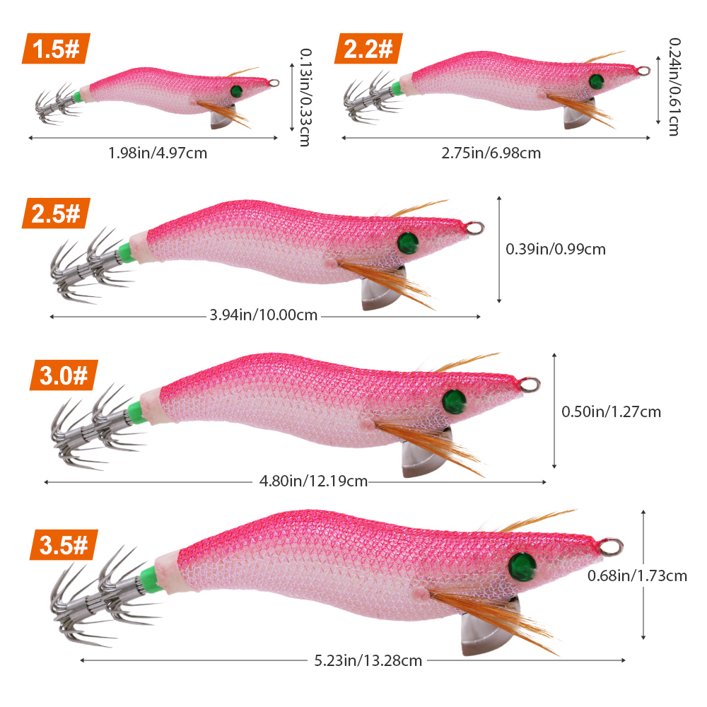 1 PC High-End Glowing Wooden S - Fishing Hook Size review and price