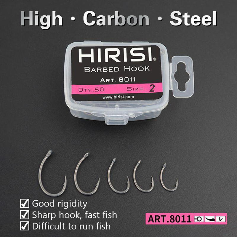 New Hirisi 50pcs Boxed Hooks B - Fishing Hook Box review and price