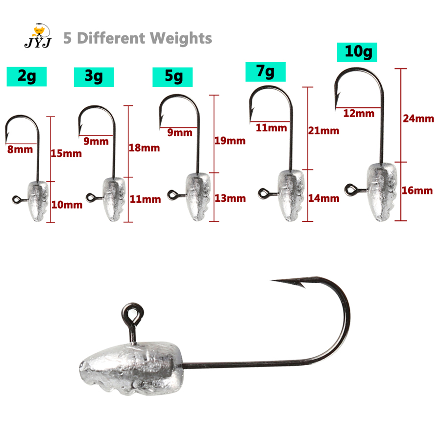 Exposed Oval Jig Head Jig Hook - Fishing Hook Barbless review and price