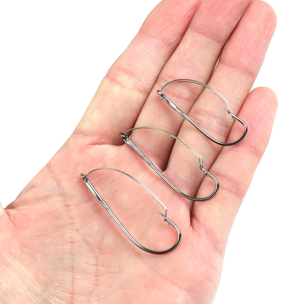 10Pcs/box Fishing Wacky Weedle - Fishing Hook Box review and price