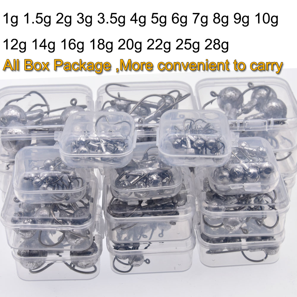 MrLurion 3 boxes 1g-28g Mixed  - Fishing Hook Assortment review and price