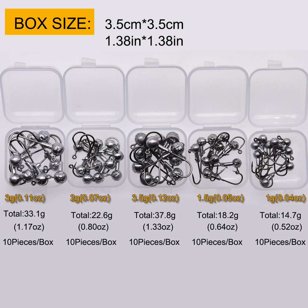 MrLurion 3 boxes 1g-28g Mixed  - Fishing Hook Assortment review and price