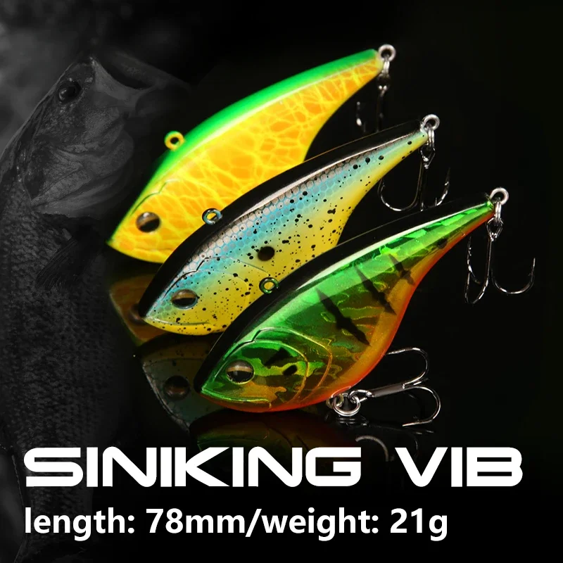 21g/78mm VIB Fishing Lure Arti - Fishing Hook Treble review and price