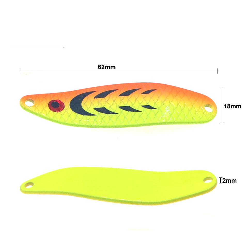 Fishing Lure Metal Spoons Hard - Fishing Hook Treble review and price