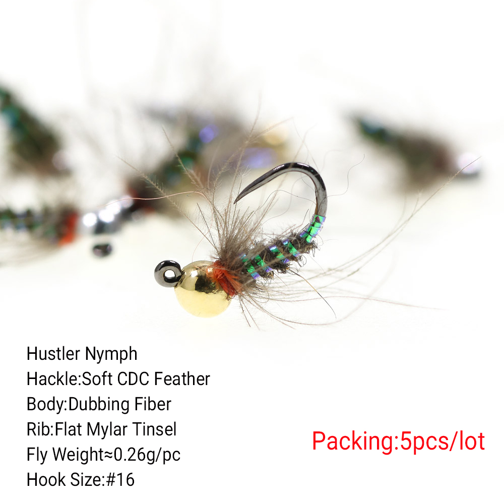 ICERIO Hustler Nymph Fly Tungs - Fishing Hook Size review and price