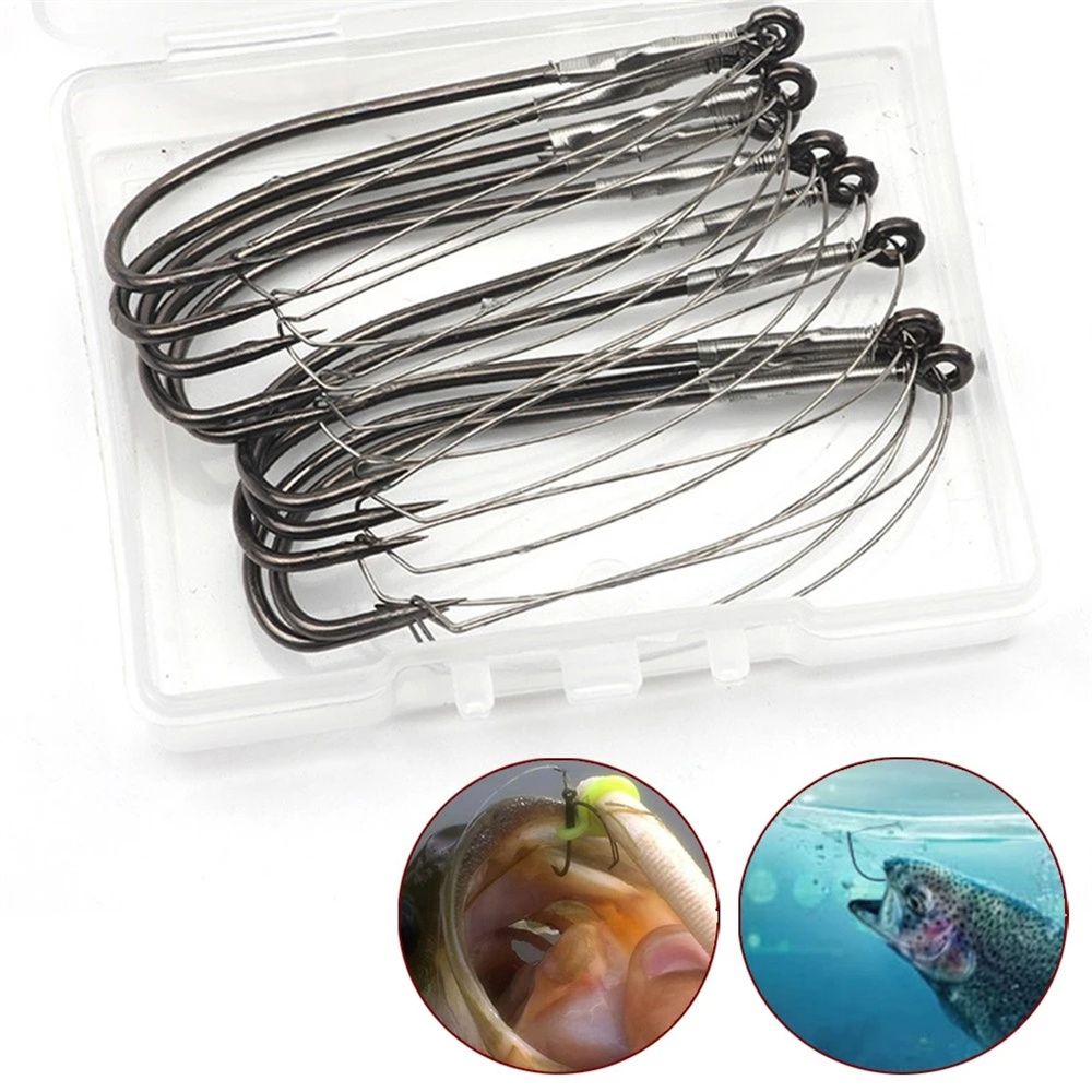 Fishing Tackle High Carbon Ste - Fishing Hook Weedless review and price