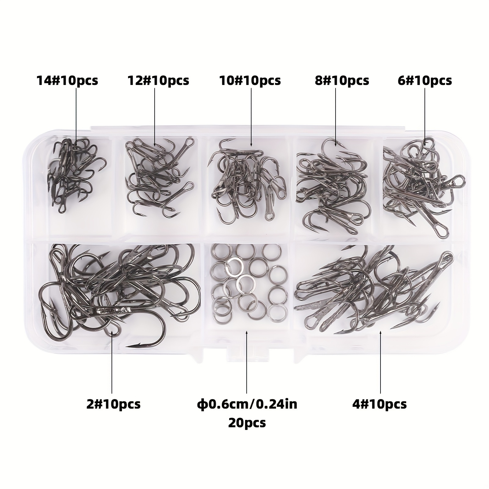 90pcs/set The lure triple-hook - Fishing Hook Circle review and price
